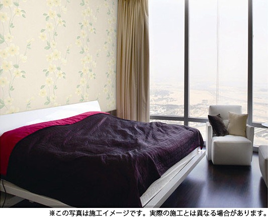 NWP013｜壁紙 サンメントクロス 花柄 53cm×10m ※在庫限り｜壁紙