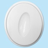 NFRNO0BIG｜数字オブジェ　FRP製　0　大　248×213×33mm|アルファベット・数字飾り