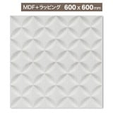 NDC009M6S｜MDF製パネル壁面装飾用　シートラッピング（木目スノーホワイト）　デコメント　600×600mm　※受注生産品|MDF製＋ラッピング|デコメント