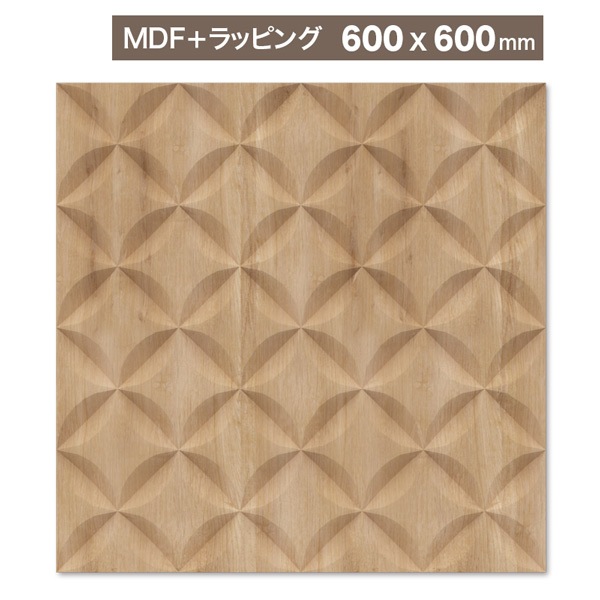 NDC009M6B｜MDF製パネル壁面装飾用 シートラッピング（木目