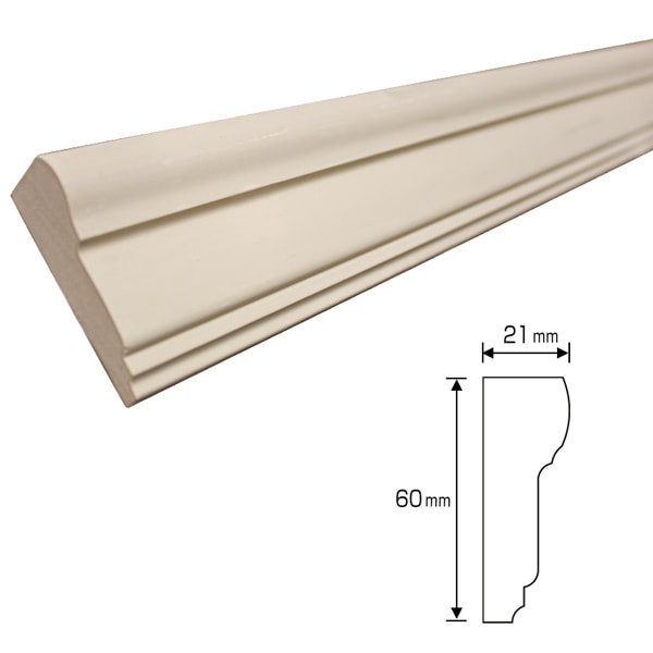 20%割引アウトレット NV-A343-Y｜木製モールディング 塗装済 ワン