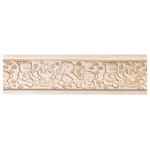 木製彫刻コーニス型装飾品 ロココ調モールディング 2個 木製彫刻