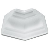 NMGH3150U｜発泡スチロール製モールディング　入隅材　ライトモール　無塗装　50×75×75mm　※在庫限り|ライトモール　（モールディング　発砲スチロール製）