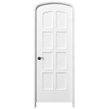 NDR0811WH｜ハーフオーバルドア　白色塗装　外寸2100×800mm　枠：見込90/見付30mm（軽量鉄骨工法向き）　※受注生産品|NDR08シリーズ|ハーフオーバルドア