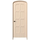 NDR0811AS｜ハーフオーバルドア　アッシュ色塗装　外寸2100×800mm　枠：見込90/見付30mm（軽量鉄骨工法向き）　※受注生産品|NDR08シリーズ|ハーフオーバルドア