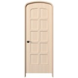 NDR0911AS｜ハーフオーバルドア　アッシュ色塗装　外寸2100×800mm　枠：見込90/見付30mm（軽量鉄骨工法向き）　※受注生産品|NDR09シリーズ|ハーフオーバルドア