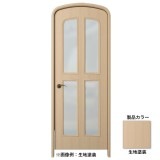 NDR1101｜ハーフオーバルドア　生地塗装　外寸2100×800mm　枠：見込90/見付30mm（軽量鉄骨工法向き）　※受注生産品|NDR11シリーズ|ハーフオーバルドア