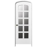 NDR0612WH｜ハーフオーバルドア　白色塗装　外寸2100×800mm　枠：見込130/見付30mm（2×4工法向き)　※受注生産品|NDR06シリーズ|ハーフオーバルドア