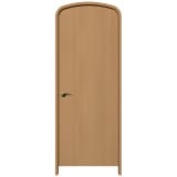 NDR1312CH｜ハーフオーバルドア　チェリー色塗装　外寸2100×800mm　枠：見込130/見付30mm（2×4工法向き)　※受注生産品|NDR13シリーズ|ハーフオーバルドア