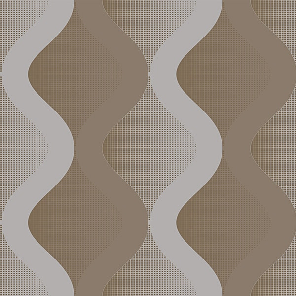 Nwp640b 3d壁紙 3dクロス 幾何学模様 レトロモダン 53cm 10ｍ 壁紙 3dクロス 壁紙 エンボス加工 みはしショップ