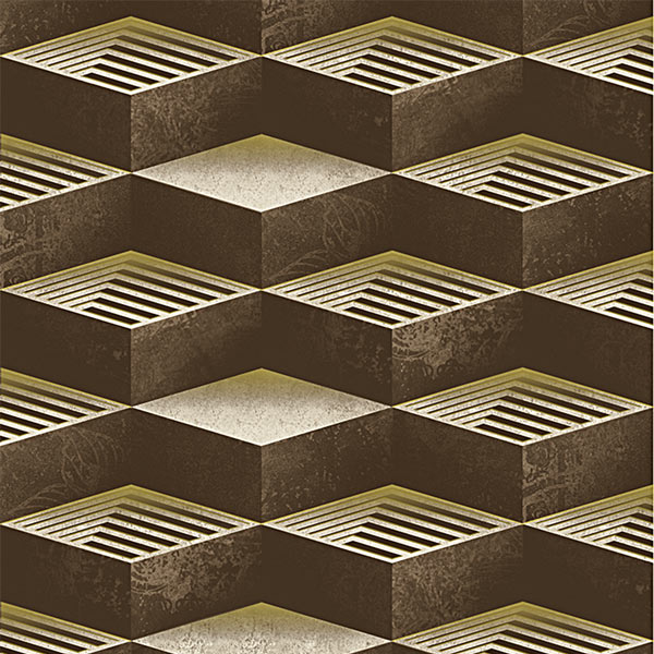 NWP870D｜3D壁紙 3Dクロス 幾何学模様 53cm×10m｜壁紙,3Dクロス（壁紙