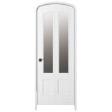 NDR1413WH｜ハーフオーバルドア　白色塗装　外寸2100×800mm　枠：見込160/見付30mm（木造軸組工法向き）　※受注生産品　※受注後送料別途見積|NDR14シリーズ|ハーフオーバルドア