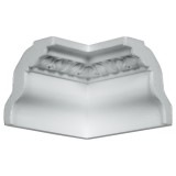 NSLH118U｜発泡スチロール製モールディング　入隅材　サンライトモール　無塗装　100×80mm　12個セット　※在庫限り|モールディングHシリーズ|サンライトモール