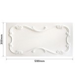 NGPFE1C｜FRP製パネル壁装飾用　ゴルパ　300×590×27mm|FRP（ガラス繊維強化プラスチック）製品|ゴルパ （白基調パネル）
