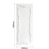 NGPFE3A｜FRP製パネル壁装飾用　ゴルパ　598×240×26mm|FRP（ガラス繊維強化プラスチック）製品|ゴルパ （白基調パネル）