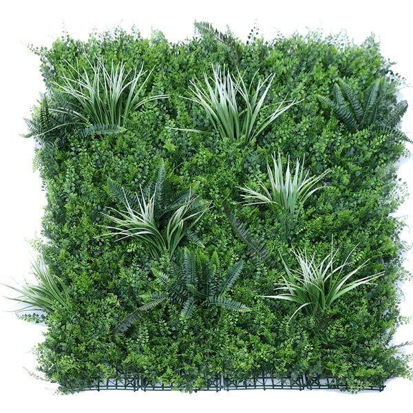 NIG209｜フェイクグリーンウォール 人工観葉植物 100×100cm｜フェイク