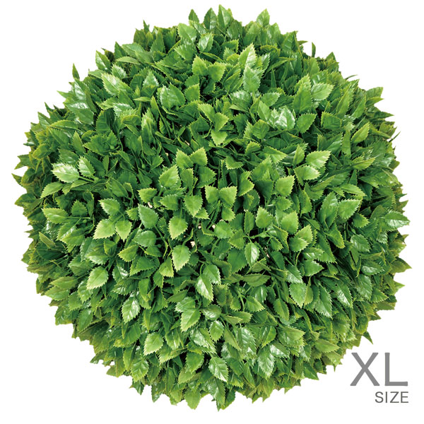 NIG603XL｜フェイクグリーンボール 人工観葉植物 薔薇 直径55cm