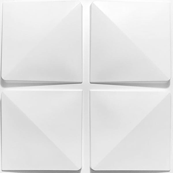 NDBPV513WH｜PVC製3Dウォールパネル 3Dボード 無塗装 500×500×24mm 1