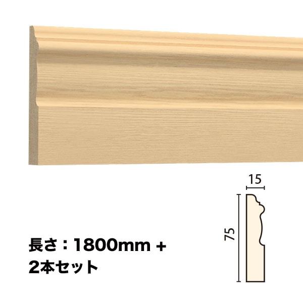 NTH187-H2�������⡼��ǥ��󥰡����ڡ��������TH��75��15��1800mm���ϡ��ե�����2�ܥ��åȡ�������������