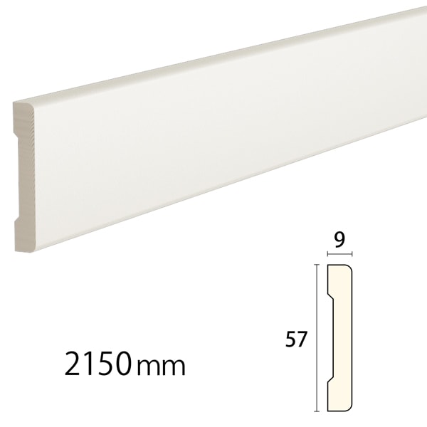 NSTM103｜木製モールディング 巾木・見切り サントニア 57×9×2150mm