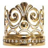 NGD273｜家具・壁面・柱装飾部材　王冠風　ゴールドデコ　ゴールド・ホワイト　80×75×40mm|家具・壁面装飾部材|ゴールドデコ