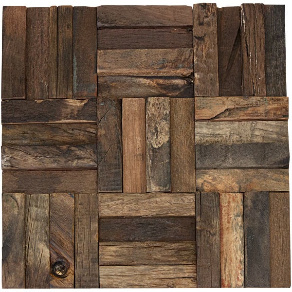 NDB3312W11｜ウッドパネル壁用 3Dウッドボード 300×300mm 11枚セット