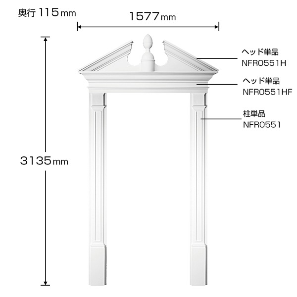NFR0551SFRPɥե졼ॻåȡǥ⡼롡31351577115mm