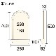 NES100FRP��FRP���˥å���������ǥ�⡼�롡500��280��82mm�����߸˸¤�