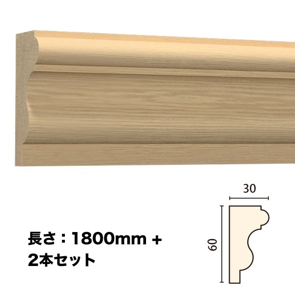 NTH031-H2�������⡼��ǥ��󥰡������������졼�롡�������TH��60��30��1800mm���ϡ��ե�����2�ܥ��åȡ�������������