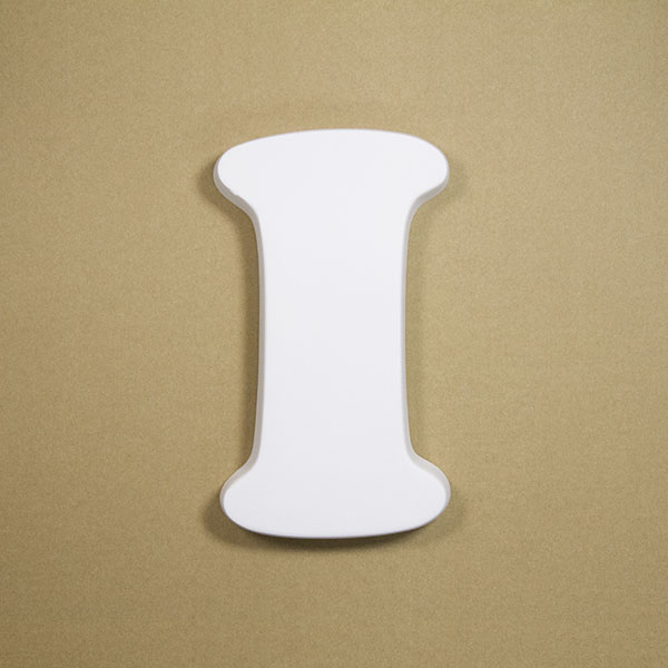 置物 user_add6969b NFRC0I-BIG｜アルファベットオブジェ FRP製 I 壁掛け用フック穴あり 大