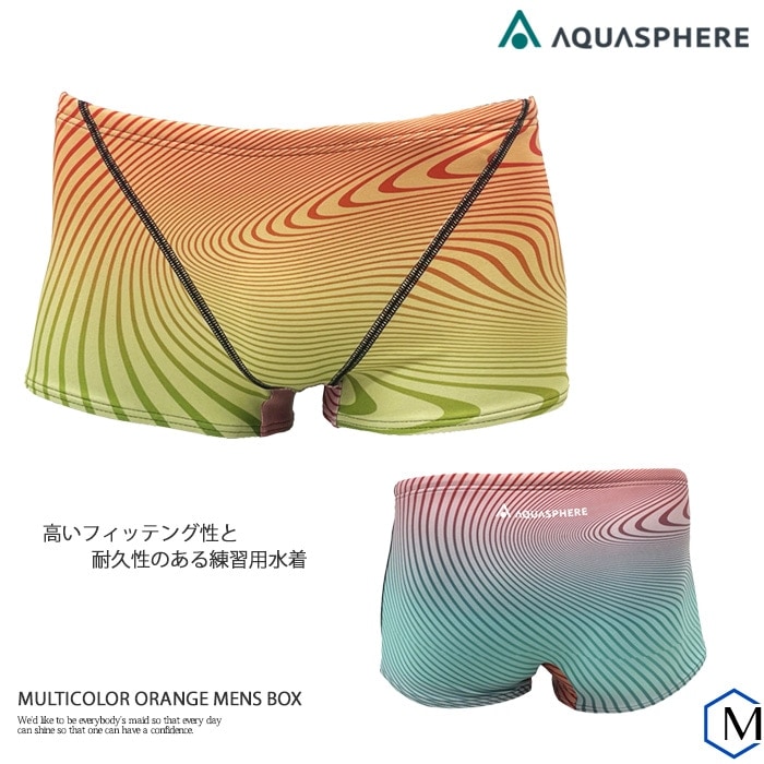 󥺥ܥå ѿ  AQUASPHERE ե  MULTICOLOR ORANGE MENS BOX