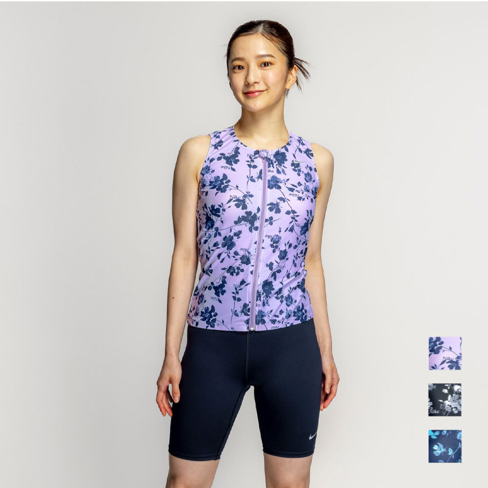 【新品・タグ付き】NIKE ナイキ フィットネス水着 レディース M セパレート レディース フィットネス水着 セパレート／フルジップ 女性 NIKE