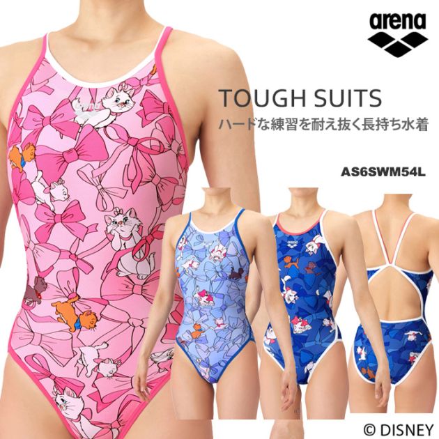 レディース 競泳練習用水着 arena アリーナ DISNEY ディズニー