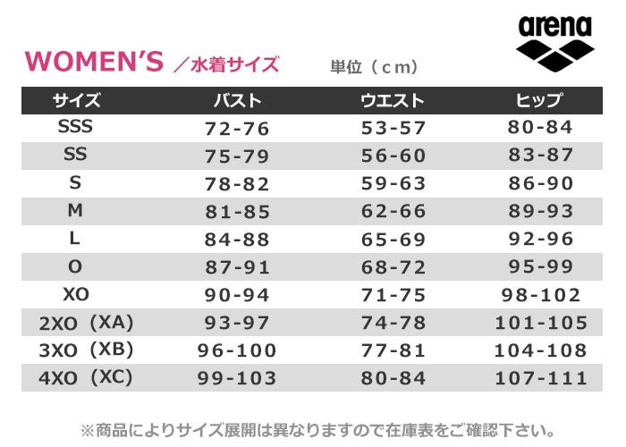 FINA承認 レディース 競泳水着 女性 arena アリーナ AS6SRC81L | 女性