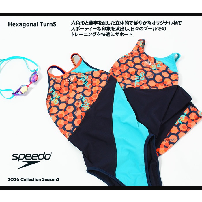 スピード　水着　新品・未使用　サイズXL レディース 競泳練習用水着 speedo スピード 2026年/秋冬新作 STW12656