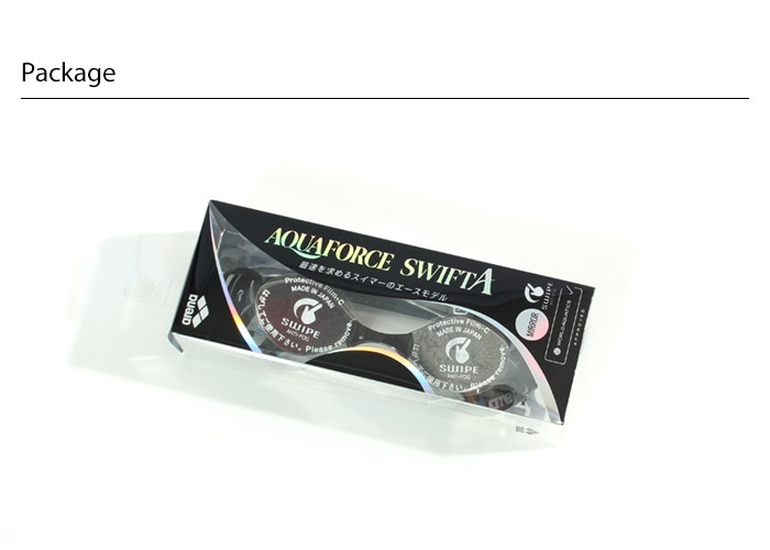FINA承認モデル クッションあり 競泳用スイムゴーグル 水泳用 ミラーレンズ AQUAFORCE SWiFT A アクアフォーススイフトエース arena アリーナ AGL-O400M/AGL-O400MS