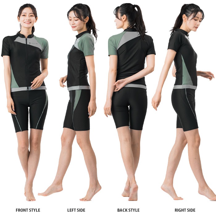 レディース水着4点セット フィットネス水着 mihoro style ミホロ