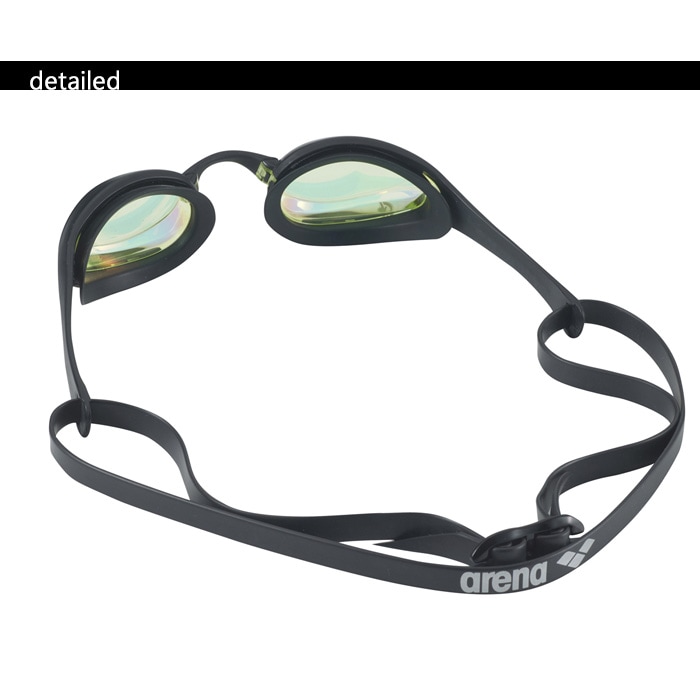 FINA承認モデル クッションあり 競泳用スイムゴーグル ミラーレンズ