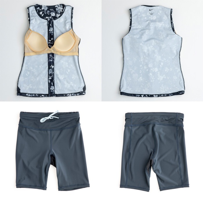 水着　NIKE  セパレート NIKE SWIM公式】【NIKE FA24】 ジップ付き半袖セパレーツ 2993117