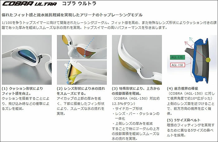 FINAǧǥ å󤢤 ѥॴ  ߥ顼 COBRA ULTRA ֥ ȥ arena ꡼ AS5SGG02U