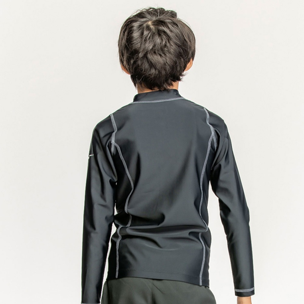 ジュニア水着 男の子 フィットネス スクール水着 トップス／フルジップ