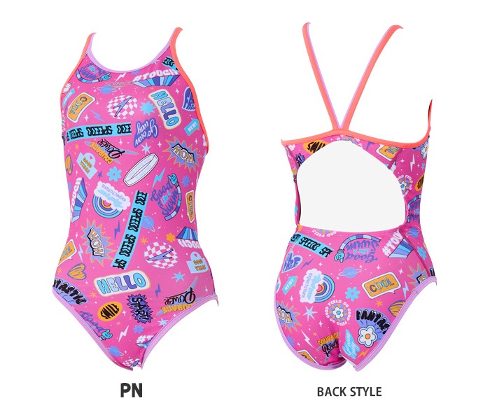ジュニア水着 女子 競泳練習用水着 speedo スピード 2026年/秋冬新作 STG02654