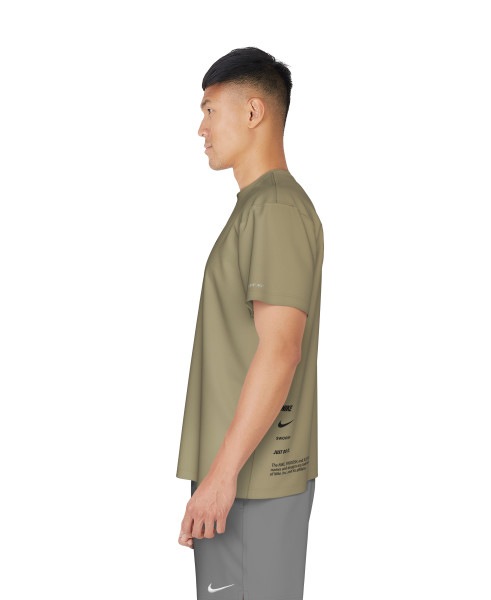 メンズ フィットネス水着 男性 ラッシュガード・トップス・ゆったりシルエット NIKE ナイキ NESSF523(pd0912)