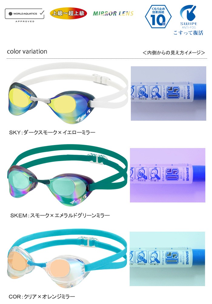 FINA��ǧ��ǥ� ���å����ʤ� �����ѥ����ॴ������ ����� �ߥ顼��� Blade �֥졼�� VIEW �ӥ塼  V121ESAM