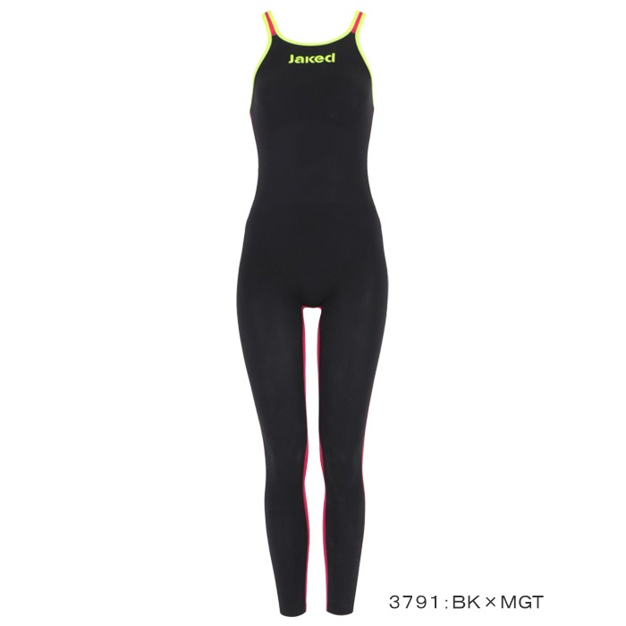 FINA承認 レディース トライアスロン OWS オープンウォーター用競泳水着 女性 布帛 ロングスーツ 選手用 jaked ジャケッド 820046 【返品・交換不可】