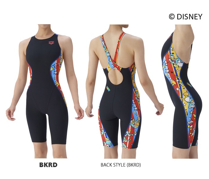 新品未使用Disney スイムウェア 競泳水着 Lサイズ 花柄　現在は完売品 レディース 競泳練習用水着 arena アリーナ DISNEY ディズニー