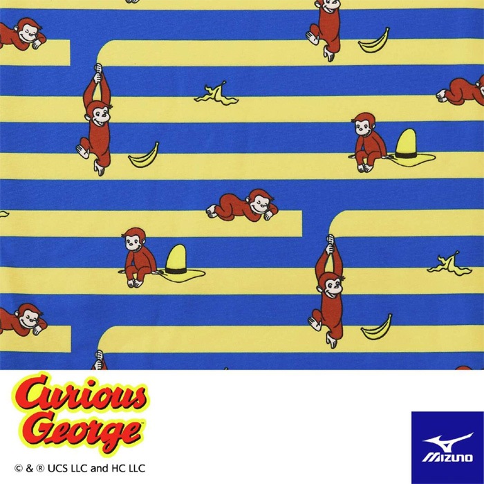 2025年/春夏新作 レディース 競泳練習用水着 女性 mizuno ミズノ おさるのジョージ N2MAB799