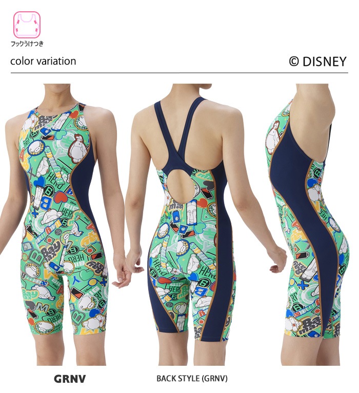 レディース 競泳練習用水着 arena アリーナ DISNEY ディズニー ベイ