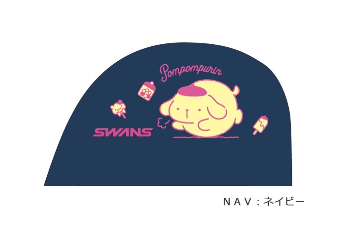 メッシュキャップ /スイムキャップ/子供用/大人用/サンリオ/ポムポム