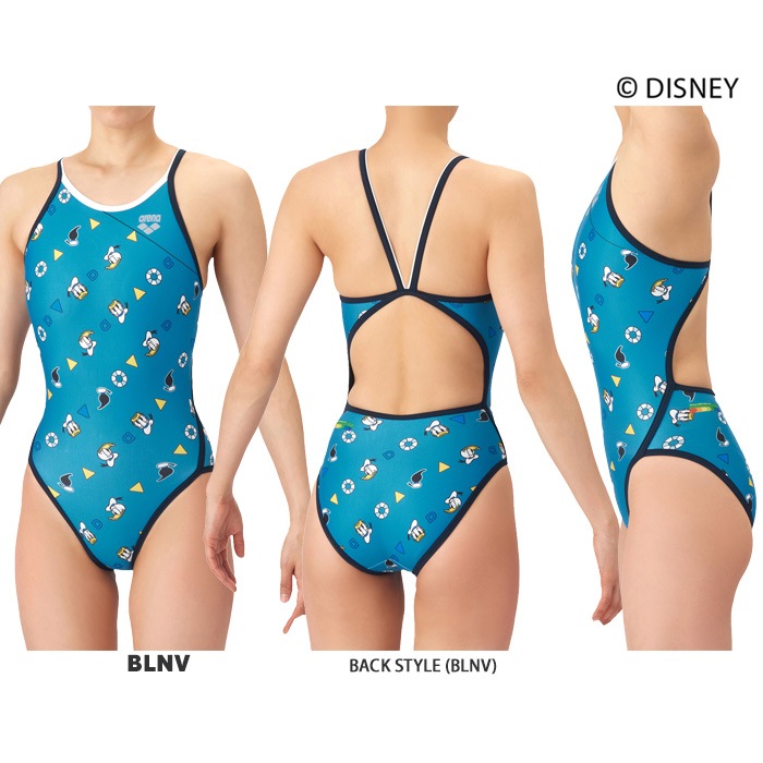 ジュニア水着 女子 競泳練習用水着 arena アリーナ DISNEY ディズニー 2026年/春夏新作 AS6SWM51G